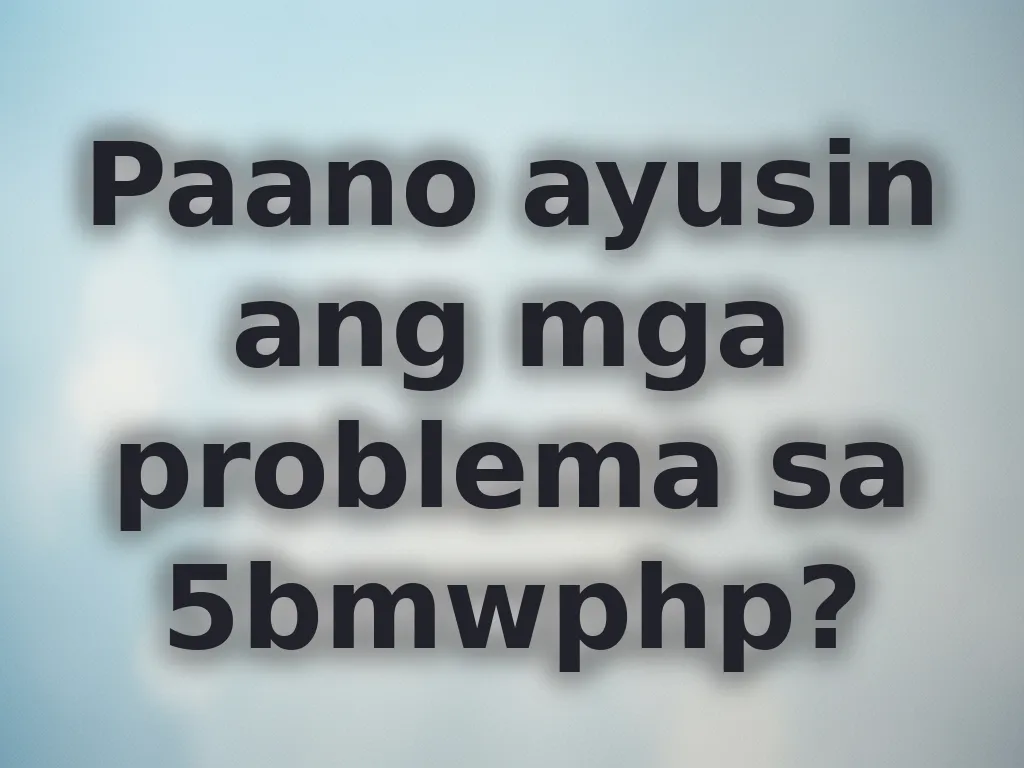 Pag-aayos ng problema sa account